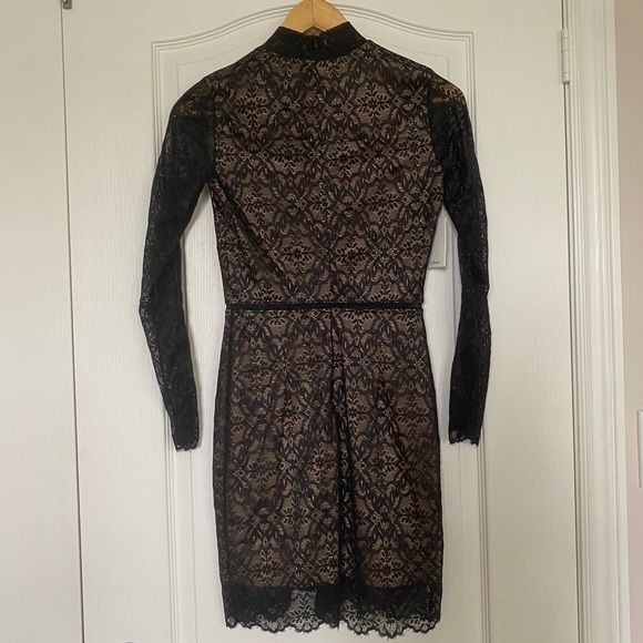 Aritzia Wilfred Janvry Black Lace Dress NWT Size 0 - Picture 5 of 11